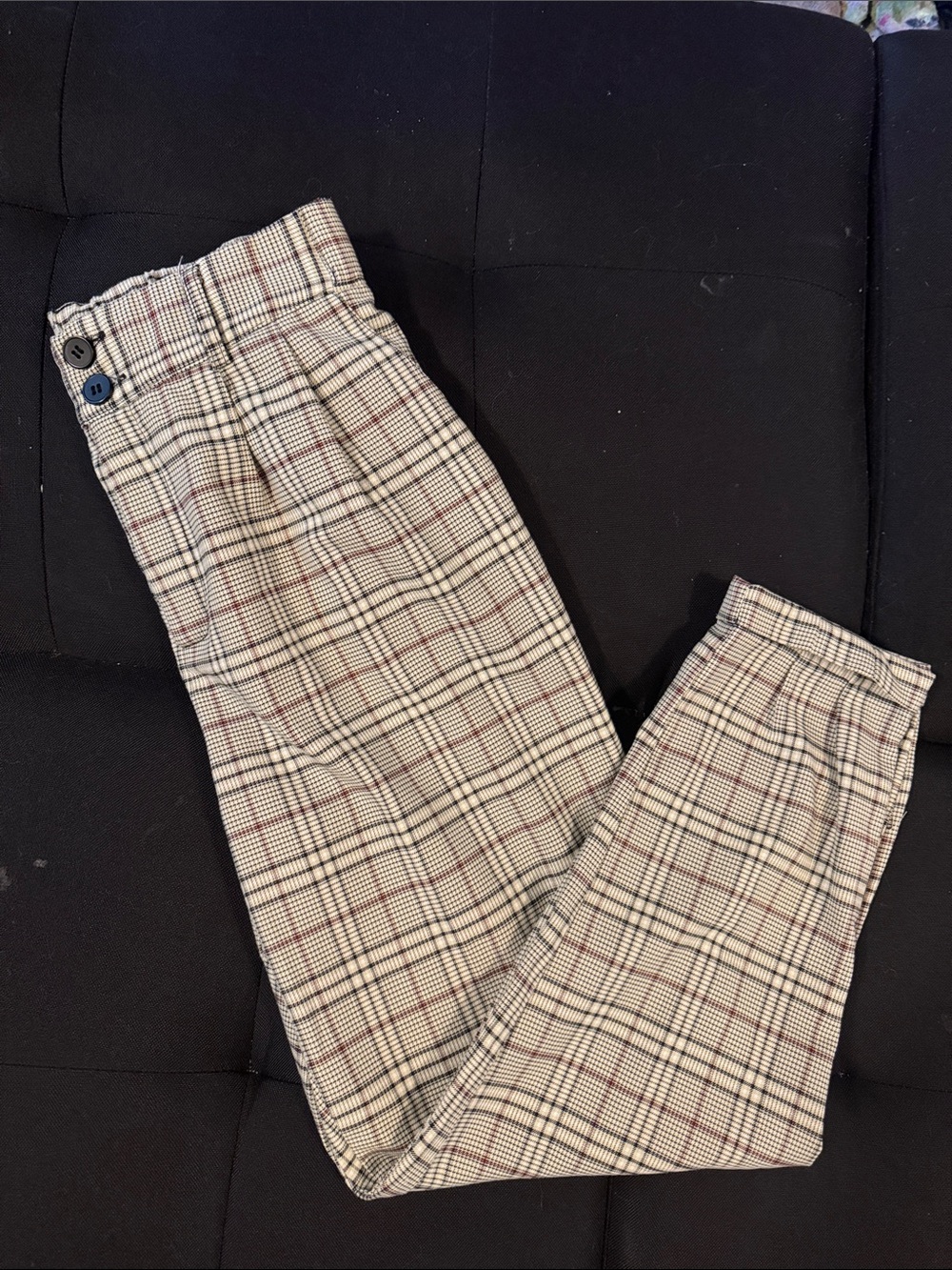 Full Tilt Plaid Women’s Dress Pants - Picture 2 of 6